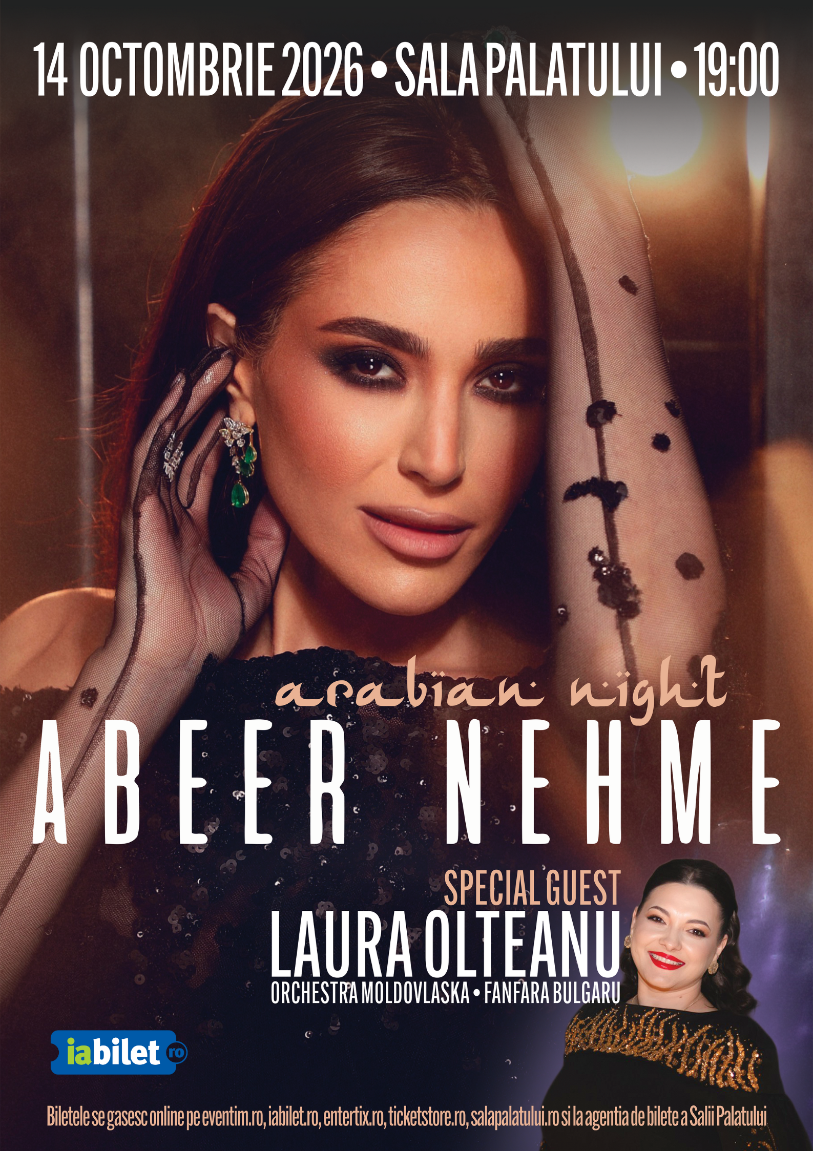 Arabian Night cu Abeer Nehme– Concert extraordinar - cerere org #756465