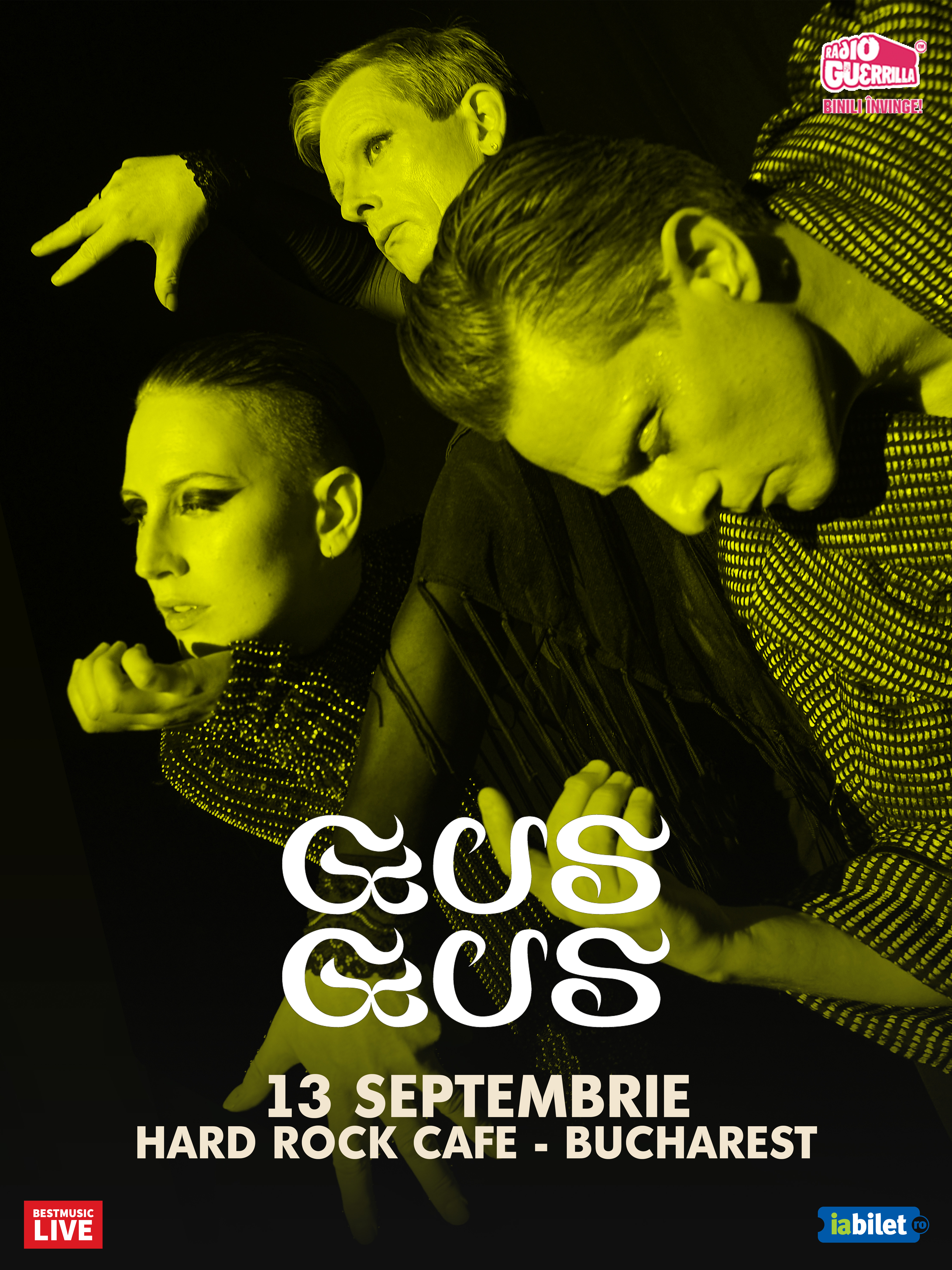 GUS GUS LIVE la Hard Rock Cafe