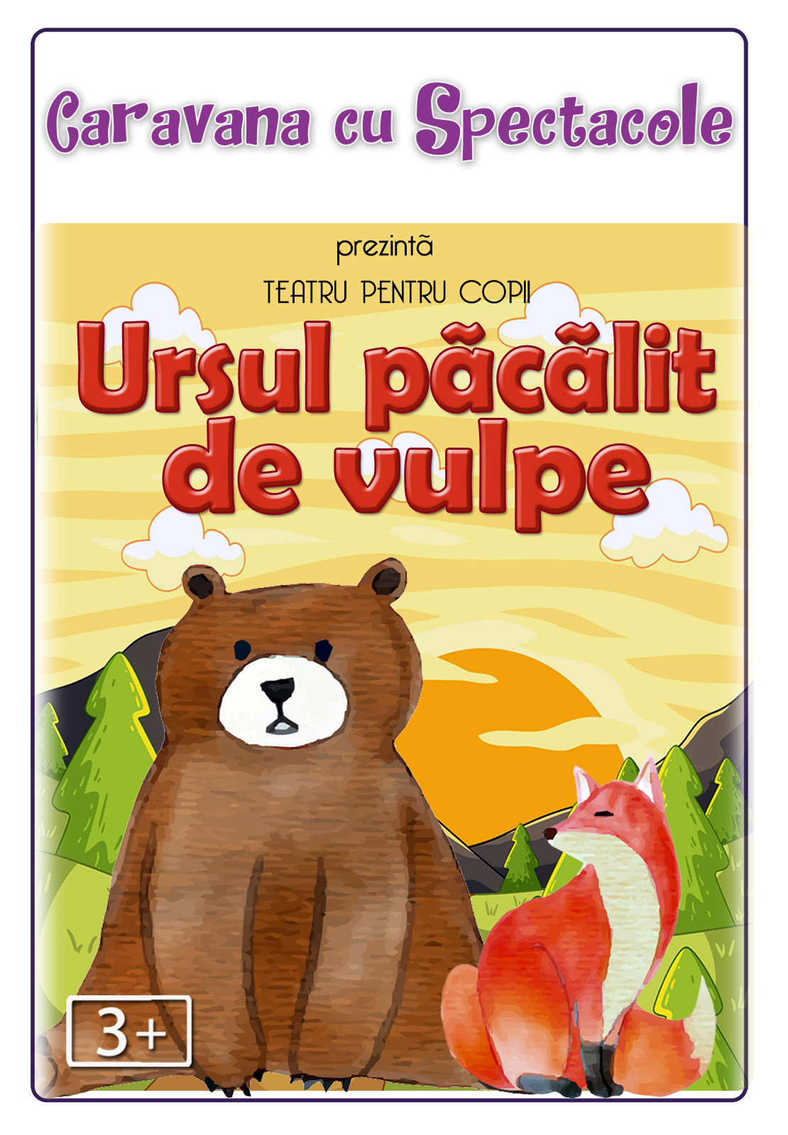 Ursul păcălit de vulpe la Clubul Tăranului - La Mama