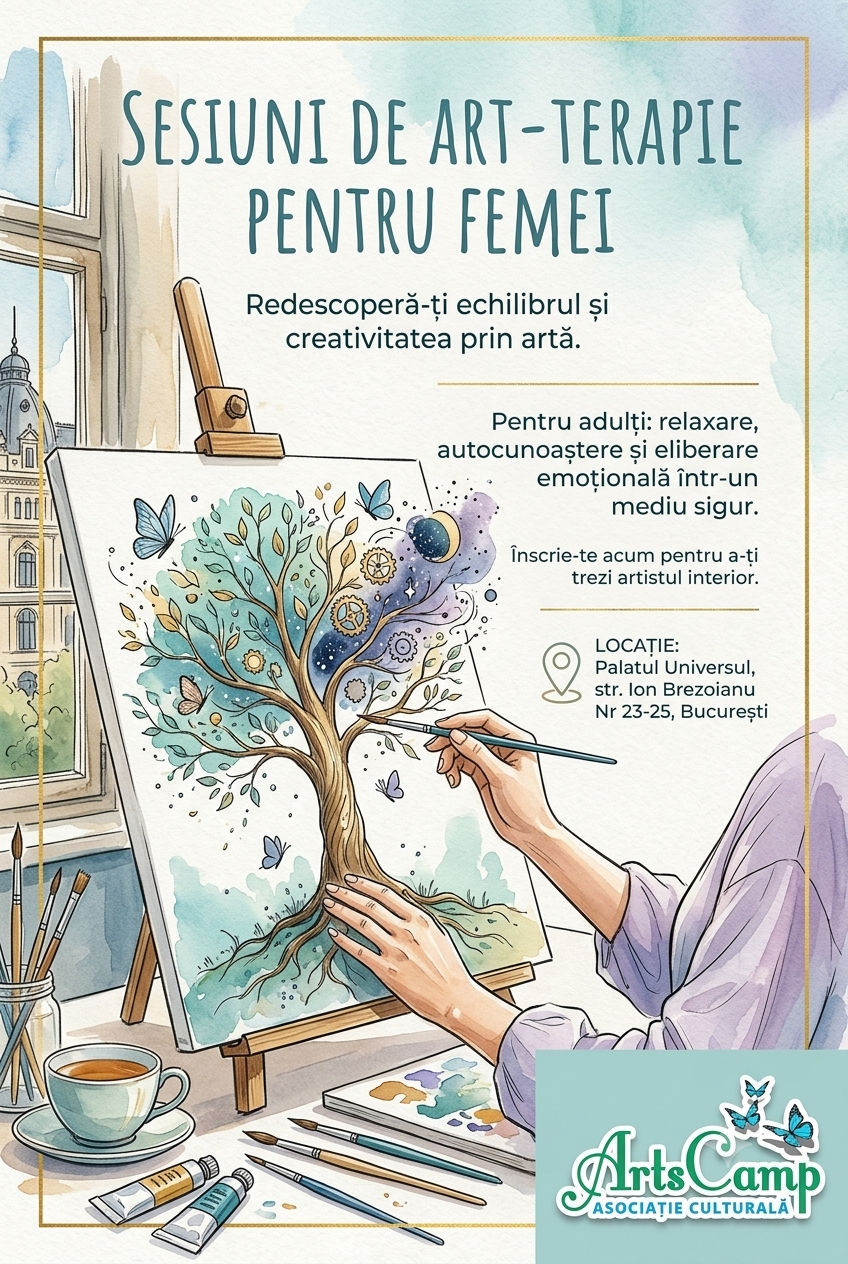 Sesiuni de Art-Terapie Pentru Femei